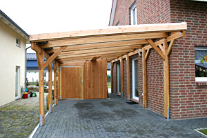 Pultdachcarport